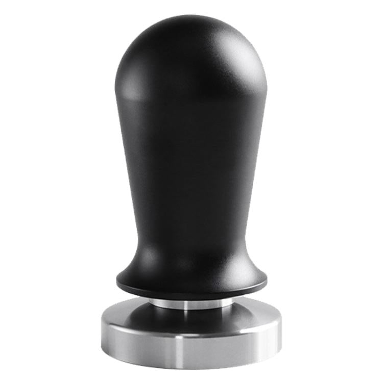 Martelo de pressão para pó de café em aço inoxidável, 51mm preto, 53mm preto, 51mm prata, 53mm prata, 58mm prata