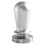 Martelo de pressão para pó de café em aço inoxidável, 51mm preto, 53mm preto, 51mm prata, 53mm prata, 58mm prata