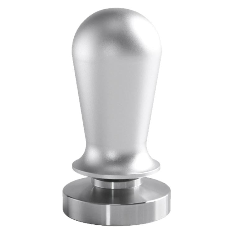 Martelo de pressão para pó de café em aço inoxidável, 51mm preto, 53mm preto, 51mm prata, 53mm prata, 58mm prata