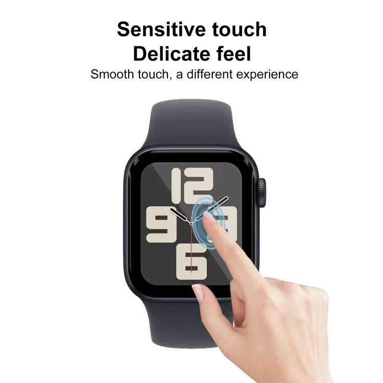 2 unidades de Película Curvada 3D em Material Composto Suave xDfind, Para Apple Watch Série 6&SE&5&4 44mm, Para Apple Watch Série 6&SE&5&4 40mm, Para Apple Watch Série 11 / 10 46mm, Para Apple Watch Ultra 3 / 2 / 1 49mm