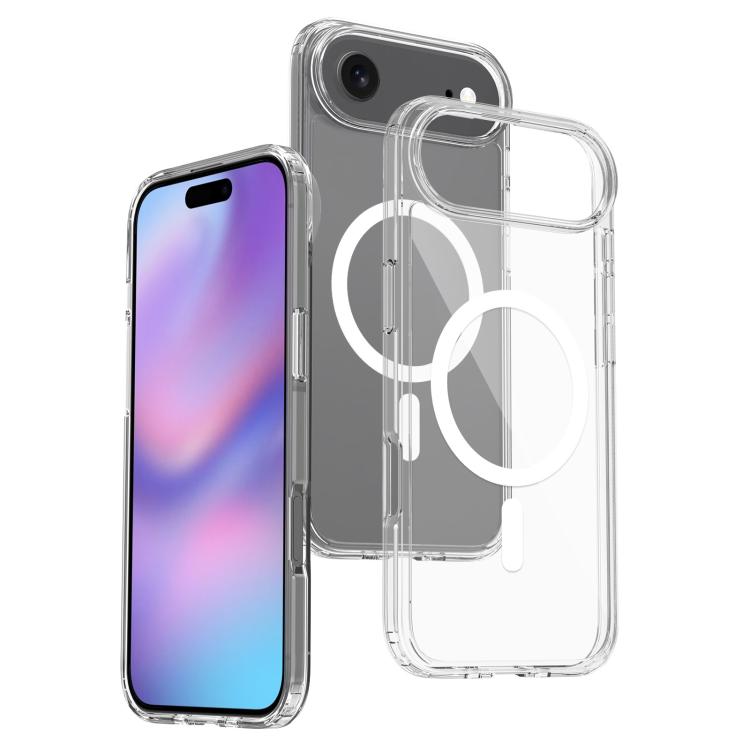 Capa de telemóvel híbrida em PC resistente a riscos com TPU e MagSafe, para iPhone 17 Pro Max, para iPhone 17 Pro, para iPhone 17, para iPhone Air