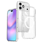 Capa de telemóvel híbrida em PC resistente a riscos com TPU e MagSafe, para iPhone 17 Pro Max, para iPhone 17 Pro, para iPhone 17, para iPhone Air