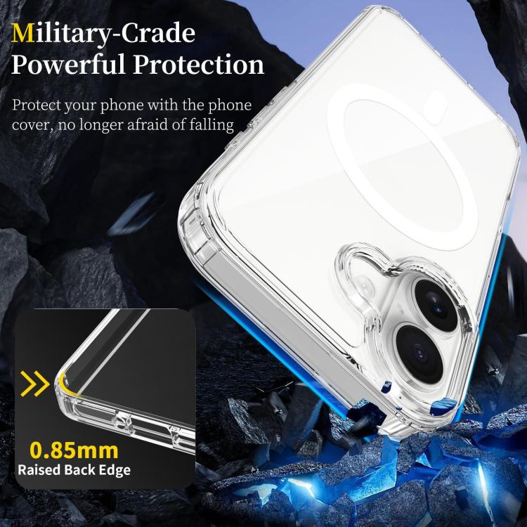Capa de telemóvel híbrida em PC resistente a riscos com TPU e MagSafe, para iPhone 17 Pro Max, para iPhone 17 Pro, para iPhone 17, para iPhone Air