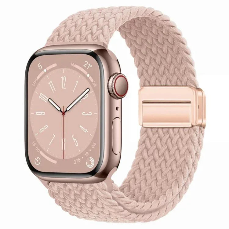 Correia de Relógio Trançada com Fivela Magnética xDfind, Para Apple Watch 46mm / 49mm / 45mm / 44mm, Para Apple Watch 42mm / 41mm / 40mm / 38mm