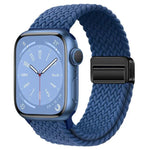 Correia de Relógio Trançada com Fivela Magnética xDfind, Para Apple Watch 46mm / 49mm / 45mm / 44mm, Para Apple Watch 42mm / 41mm / 40mm / 38mm