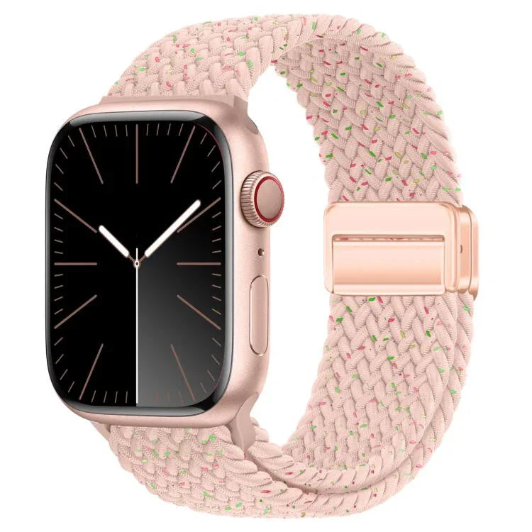 Correia de Relógio Trançada com Fivela Magnética xDfind, Para Apple Watch 46mm / 49mm / 45mm / 44mm, Para Apple Watch 42mm / 41mm / 40mm / 38mm