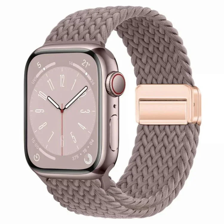 Correia de Relógio Trançada com Fivela Magnética xDfind, Para Apple Watch 46mm / 49mm / 45mm / 44mm, Para Apple Watch 42mm / 41mm / 40mm / 38mm
