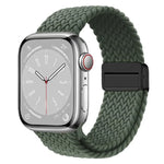 Correia de Relógio Trançada com Fivela Magnética xDfind, Para Apple Watch 46mm / 49mm / 45mm / 44mm, Para Apple Watch 42mm / 41mm / 40mm / 38mm