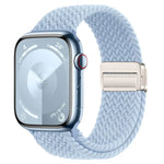 Correia de Relógio Trançada com Fivela Magnética xDfind, Para Apple Watch 46mm / 49mm / 45mm / 44mm, Para Apple Watch 42mm / 41mm / 40mm / 38mm