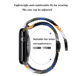 Correia de Relógio Trançada com Fivela Magnética xDfind, Para Apple Watch 46mm / 49mm / 45mm / 44mm, Para Apple Watch 42mm / 41mm / 40mm / 38mm