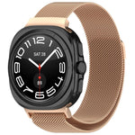 Correia de Relógio em Aço Inoxidável Milanesa Magnética xDfind, Para Samsung Galaxy Watch Ultra 47mm / Ultra 2025
