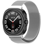 Correia de Relógio em Aço Inoxidável Milanesa Magnética xDfind, Para Samsung Galaxy Watch Ultra 47mm / Ultra 2025