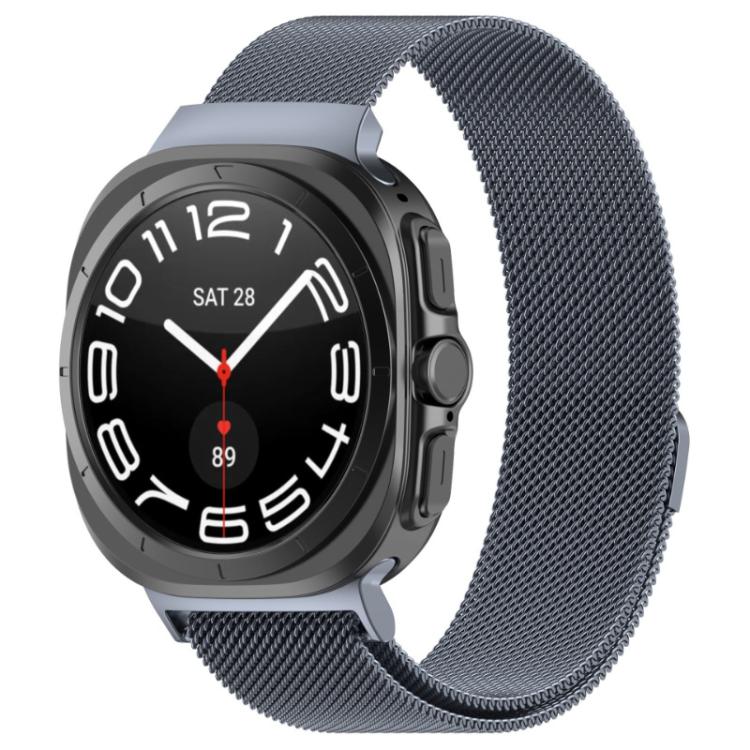 Correia de Relógio em Aço Inoxidável Milanesa Magnética xDfind, Para Samsung Galaxy Watch Ultra 47mm / Ultra 2025
