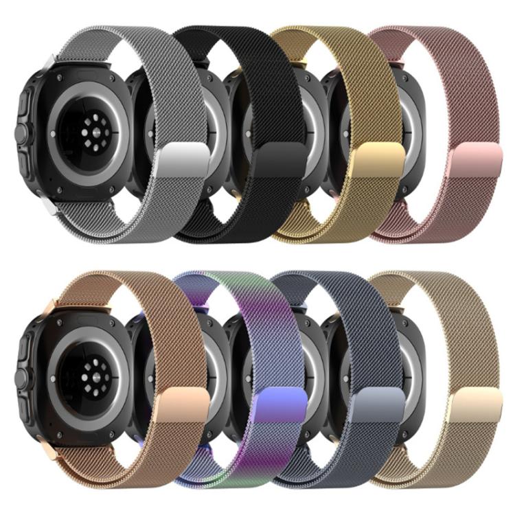Correia de Relógio em Aço Inoxidável Milanesa Magnética xDfind, Para Samsung Galaxy Watch Ultra 47mm / Ultra 2025