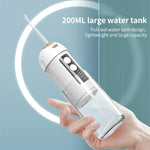 Irrigador Oral Inteligente FY-B302 Portátil Retrátil Elétrico, Reservatório de Água 200ml, FY-B302