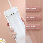 Irrigador Oral Elétrico Retrátil WF-B309 Portátil, Reservatório de Água 190ml, WF-B309