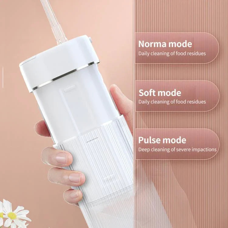 Irrigador Oral Elétrico Retrátil WF-B309 Portátil, Reservatório de Água 190ml, WF-B309