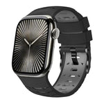 Correia de Relógio em Silicone Trapezoidal Bicolor, Para Apple Watch 46mm / 49mm / 45mm / 44mm