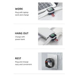 ROCK W26 Carregador Sem Fios Magnético Portátil para Apple Watch Interface Type-C, W26 Interface Type-C