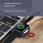 ROCK W26 Carregador Sem Fios Magnético Portátil para Apple Watch Interface Type-C, W26 Interface Type-C