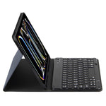 Capa de Couro para Tablet com Teclado Bluetooth Retroiluminado Colorido, Para iPad Air 11 2024 / Air 11 2025, Para iPad Air 5 / Air 4 10.9