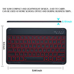 Capa de Couro para Tablet com Teclado Bluetooth Retroiluminado Colorido, Para iPad Air 11 2024 / Air 11 2025, Para iPad Air 5 / Air 4 10.9