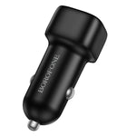 BOROFONE BZ34 Cloud QC3.0 USB Car Charger, 694199112225, 6941991122262