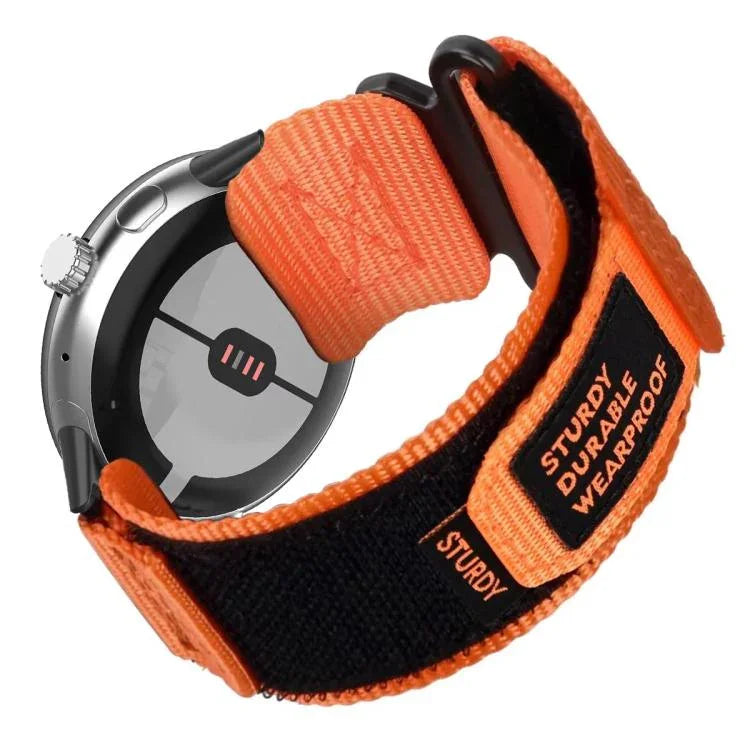 Pulseira com Fivela de Velcro de Nylon de Libertação Rápida xDfind, Para Google Pixel Watch 4 / 3 45mm, Para Google Pixel Watch 4 / 3 / 2 / 1 41mm