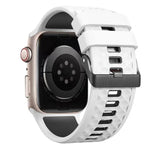 Correia de Relógio em Silicone Bicolor com Textura de Diamante, Para Apple Watch 46mm / 49mm / 45mm / 44mm
