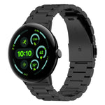 Pulseira de Metal com Três Contas e Libertação Rápida xDfind, Para Google Pixel Watch 4 / 3 45mm, Para Google Pixel Watch 4 / 3 / 2 / 1 41mm
