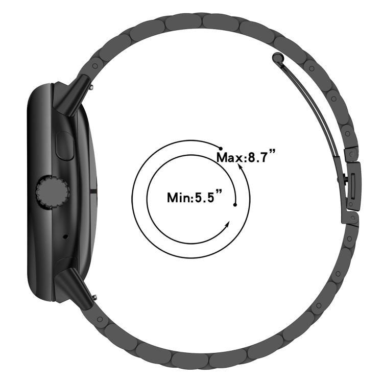 Pulseira de Metal com Três Contas e Libertação Rápida xDfind, Para Google Pixel Watch 4 / 3 45mm, Para Google Pixel Watch 4 / 3 / 2 / 1 41mm