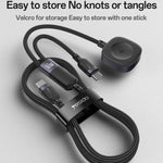 Cabo de Carregamento 2 em 1 Yesido CA136C 60W USB-C / Tipo-C para Tipo-C & iWatch, CA136C