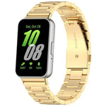 Correia de Relógio em Metal com Três Contas xDfind, Para Samsung Galaxy Watch Ultra 47mm, Para Samsung Galaxy Watch 7 / FE / 6 / 5 / 4, Para Samsung Galaxy Fit3