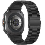 Correia de Relógio em Metal com Três Contas xDfind, Para Samsung Galaxy Watch Ultra 47mm, Para Samsung Galaxy Watch 7 / FE / 6 / 5 / 4, Para Samsung Galaxy Fit3