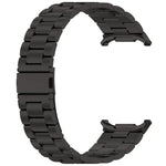 Correia de Relógio em Metal com Três Contas xDfind, Para Samsung Galaxy Watch Ultra 47mm, Para Samsung Galaxy Watch 7 / FE / 6 / 5 / 4, Para Samsung Galaxy Fit3
