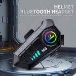 Auricular Bluetooth Estéreo com Microfone para Capacete de Motociclo SOMAN, M6-Microfone Rígido, M6-Microfone Suave