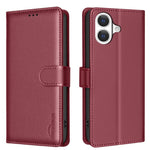 Capa de telemóvel em pele com textura de lichia e proteção anti-roubo RFID, para iPhone 17 Pro Max, para iPhone 17 Pro, para iPhone 17, para iPhone Air