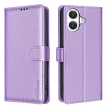 Capa de telemóvel em pele com textura de lichia e proteção anti-roubo RFID, para iPhone 17 Pro Max, para iPhone 17 Pro, para iPhone 17, para iPhone Air