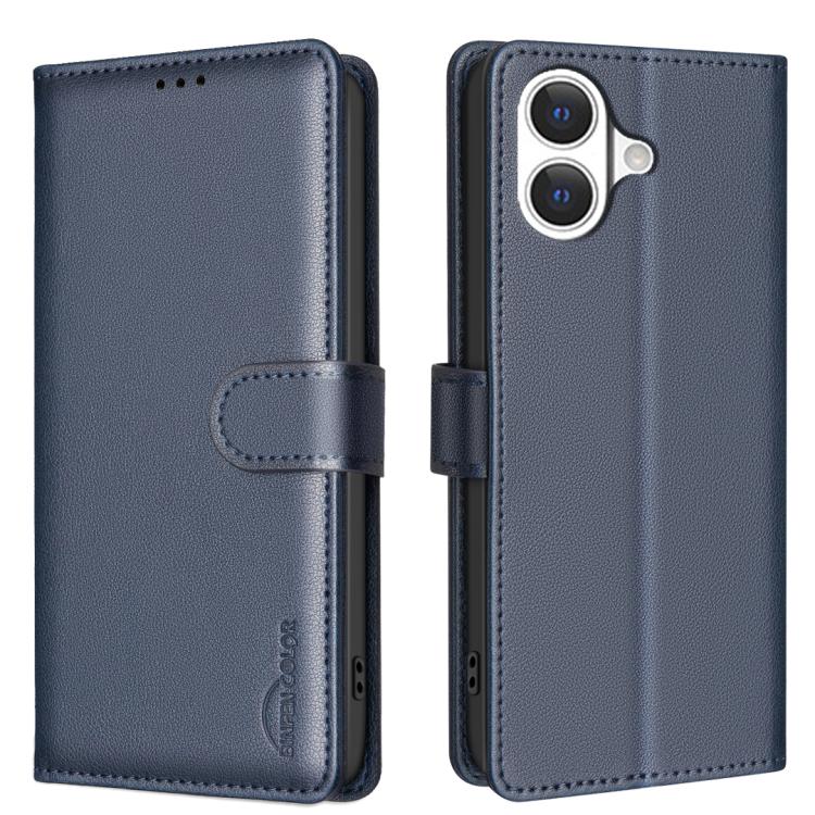 Capa de telemóvel em pele com textura de lichia e proteção anti-roubo RFID, para iPhone 17 Pro Max, para iPhone 17 Pro, para iPhone 17, para iPhone Air