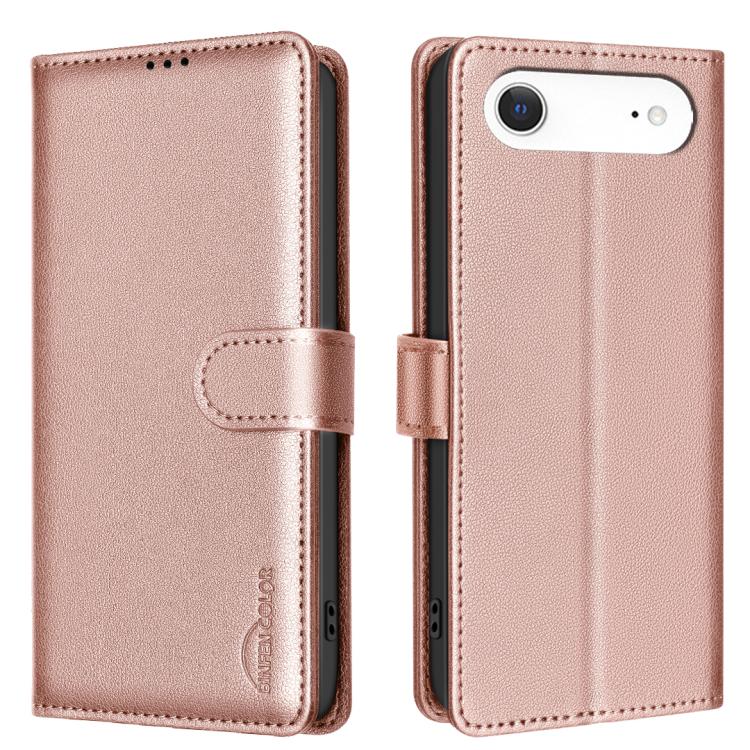 Capa de telemóvel em pele com textura de lichia e proteção anti-roubo RFID, para iPhone 17 Pro Max, para iPhone 17 Pro, para iPhone 17, para iPhone Air