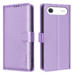 Capa de telemóvel em pele com textura de lichia e proteção anti-roubo RFID, para iPhone 17 Pro Max, para iPhone 17 Pro, para iPhone 17, para iPhone Air