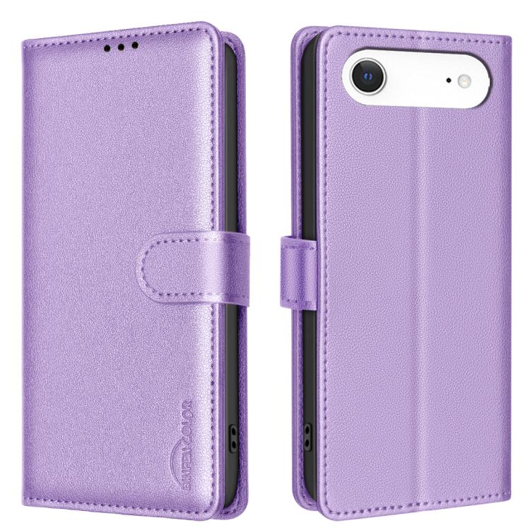 Capa de telemóvel em pele com textura de lichia e proteção anti-roubo RFID, para iPhone 17 Pro Max, para iPhone 17 Pro, para iPhone 17, para iPhone Air