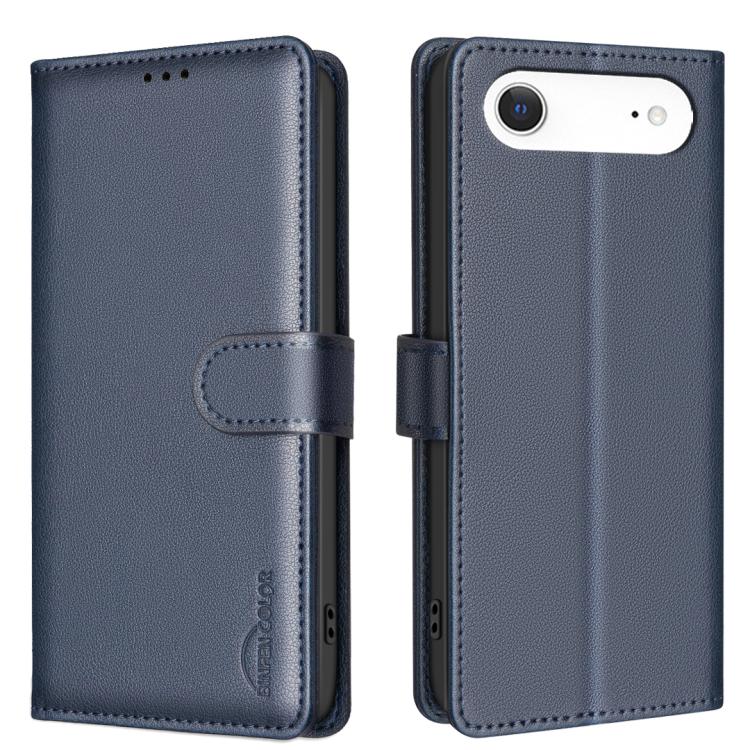 Capa de telemóvel em pele com textura de lichia e proteção anti-roubo RFID, para iPhone 17 Pro Max, para iPhone 17 Pro, para iPhone 17, para iPhone Air