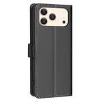 Capa de telemóvel em pele com textura de lichia e proteção anti-roubo RFID, para iPhone 17 Pro Max, para iPhone 17 Pro, para iPhone 17, para iPhone Air