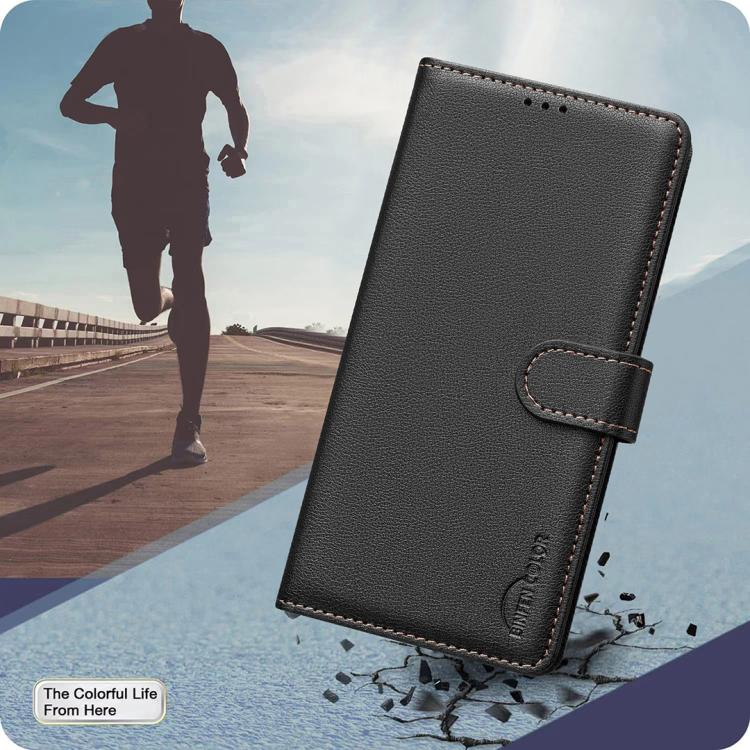 Capa de telemóvel em pele com textura de lichia e proteção anti-roubo RFID, para iPhone 17 Pro Max, para iPhone 17 Pro, para iPhone 17, para iPhone Air