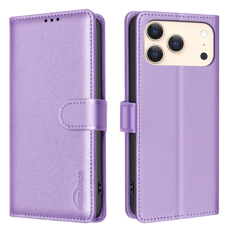 Capa de telemóvel em pele com textura de lichia e proteção anti-roubo RFID, para iPhone 17 Pro Max, para iPhone 17 Pro, para iPhone 17, para iPhone Air