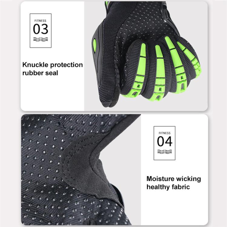 Luvas de Motociclismo SOMAN CG666 Antiderrapantes de Dedo Inteiro, M, L, XL, XXL