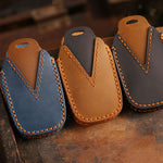 For Toyota Corolla 2-button B110 Crazy Horse Cowhide Car Key Protection Cover, For Toyota Corolla 2-button