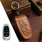 For Hyundai Staria / Sonata 5-button B123 Crazy Horse Cowhide Car Key Protection Cover, For Hyundai Staria 5-button, For Hyundai Staria / Sonata 5-button