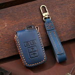 For Toyota North American 4-button C011 Crazy Horse Cowhide Car Key Protection Cover, For Toyota North American 4-button